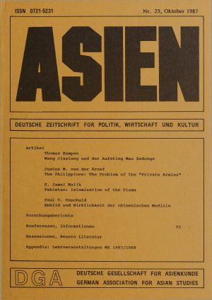 ASIEN – Nr. 25 (Oktober 1987)