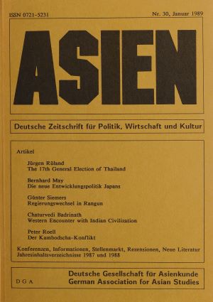 cover_issue_1053  | ASIEN – Nr. 30 (Januar 1989)