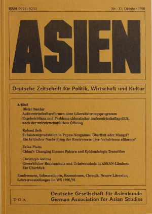 ASIEN – Nr. 37 (Oktober 1990)