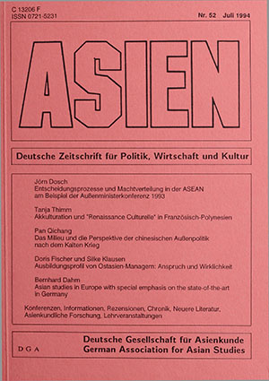 ASIEN – Nr. 52 (Juli 1994)