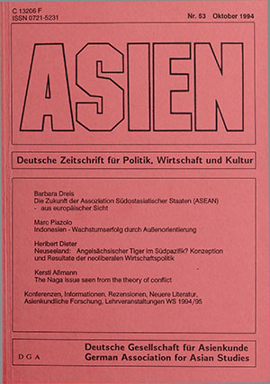 ASIEN – Nr. 53 (Oktober 1994)