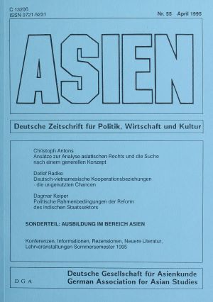 ASIEN – Nr. 55 (April 1995)