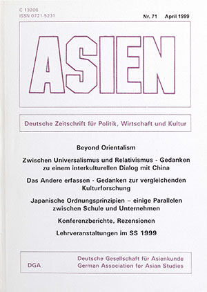 ASIEN – Nr. 71 (April 1999)