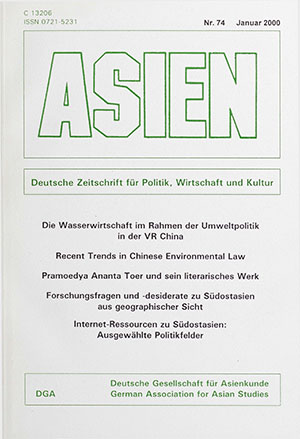 ASIEN – Nr. 74 (Januar 2000)