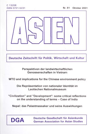ASIEN – Nr. 81 (Oktober 2001)