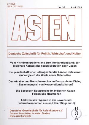 ASIEN – Nr. 95 (April 2005)