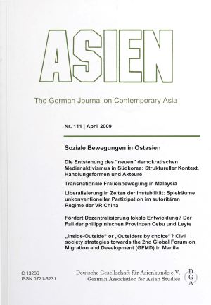ASIEN – Nr. 111 (April 2009)