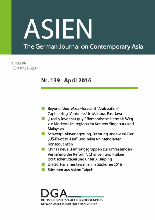 ASIEN – Nr. 139 (April 2016)
